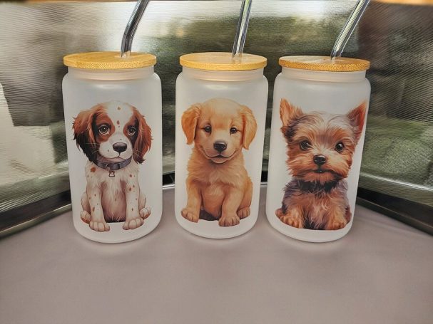 Dog Tumbler Glass Gifts UK