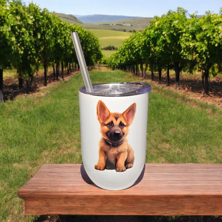 Dog Tumbler Gifts UK - Wine/Coffee cup